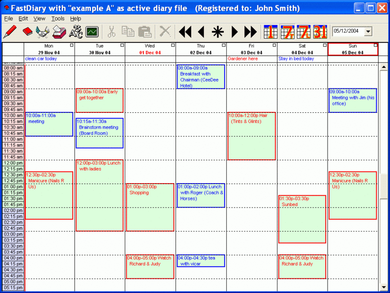FastDiary Screenshot